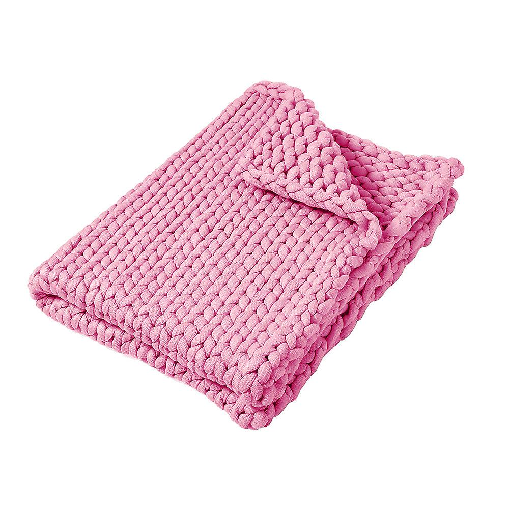 Filled Cotton Handmade Thick Thread Blanket Acrylic Sofa Blanket Blanket