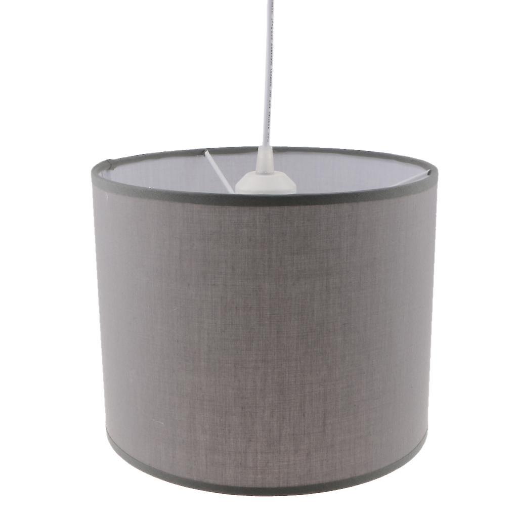 Fabric Chandelier Lampshade Lamp Shade Pendant Light Shade Gray