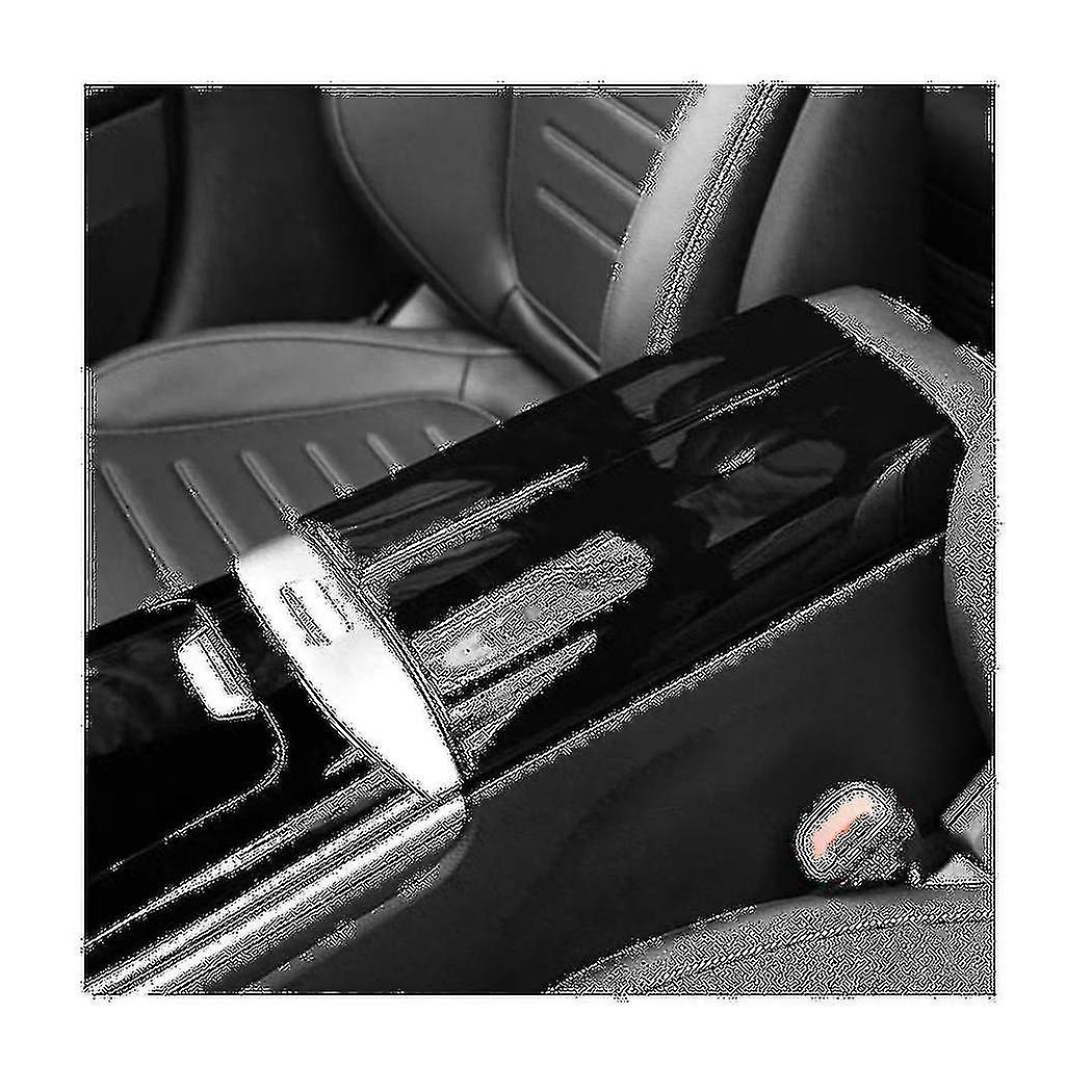Adesivi decorativi per la copertura del pannello del bracciolo della console centrale dell'auto, colore nero lucido, per la Classe C W206 2