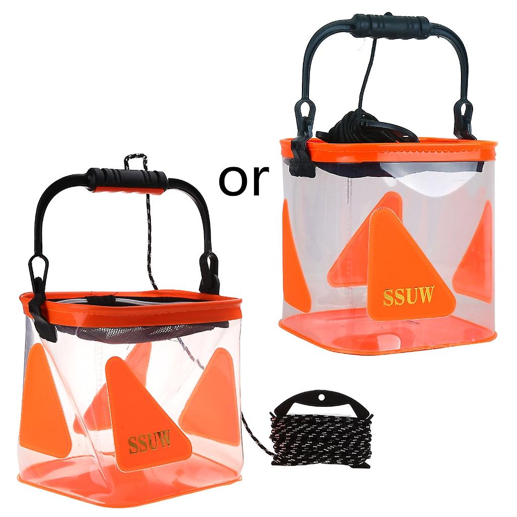 EVA Fiskeväska Hopfällbar Fiskehinkbehållare för utomhusaktiviteter