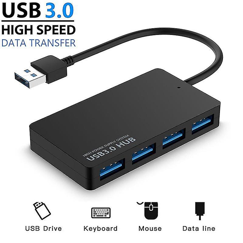 高速USB 3.0ハブマルチUSBスプリッタ4ポートエキスパンダーラップトップPC用の複数のUSBエキスパンダーコンピュータアクセサリー