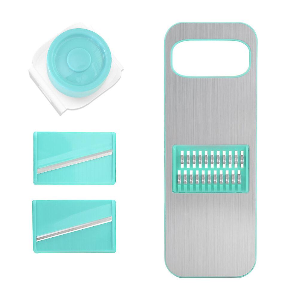Multifunctional Stainless Steel Vegetable Cutter & Slicer With 3 Replaceable Blades