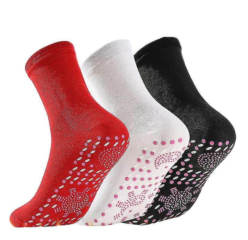 3pcs Heated Socks Self Heating Socks Thermal Socks Magnetic Socks