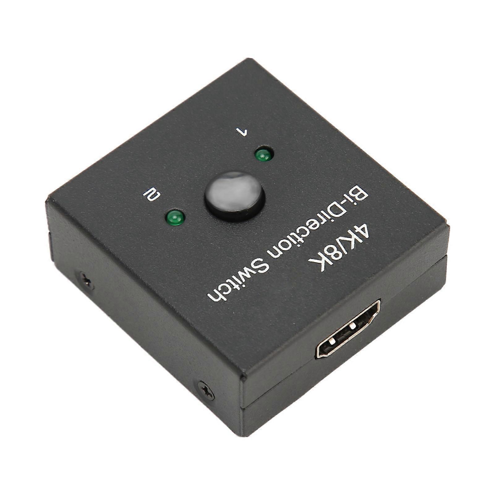 8K 4K HD Multimedia Interface Bi Direction Switch 40Gbps Plug and Play HD Multimedia Interface Splitter for PS4 for Xbox