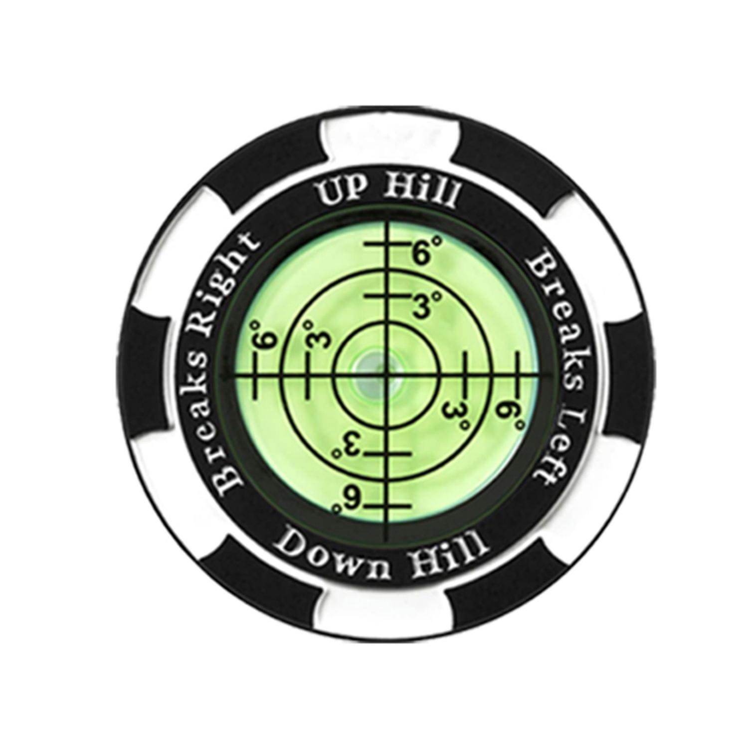 Golf Ball Marker with High Precision Portable Putting Green Reader Plastic Golf Marker Clip Professi