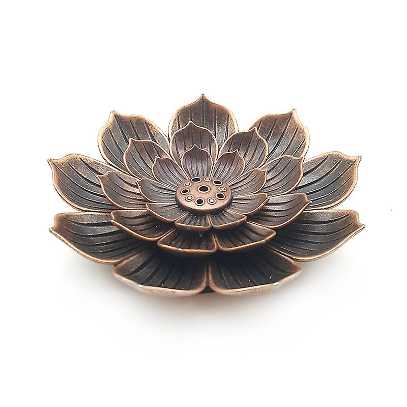 3-in-1 Brass Incense Stick Holder 5 Holes Lotus Stick Incense Burners Incense Holders Detachable