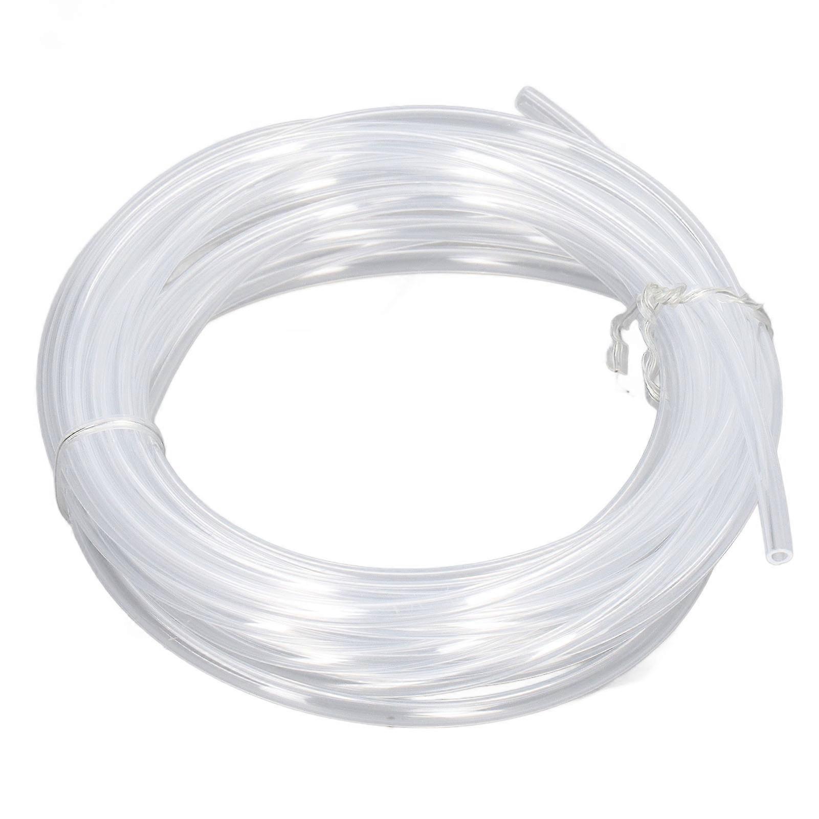 Qukaim Ink Tubing Flexible Ink Tube Replacement for A3 A4 UV Printer, Transparent 3 Meter / 9.8ft, Compatible with Inkjet Machines, Round Ink Tube