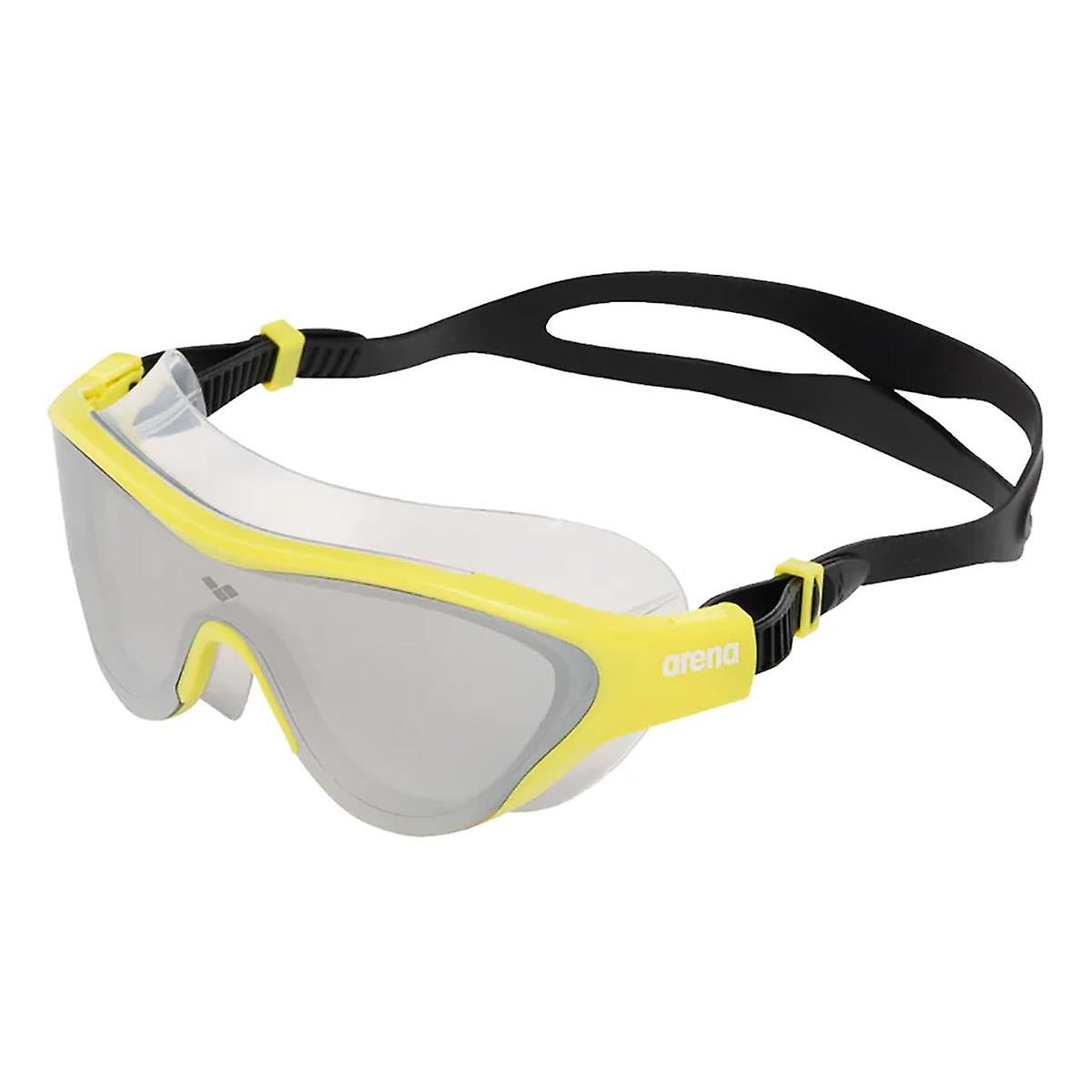 Arena The One Mask Mirrored Goggle - Silver/Soft Green/Black - Unisex
