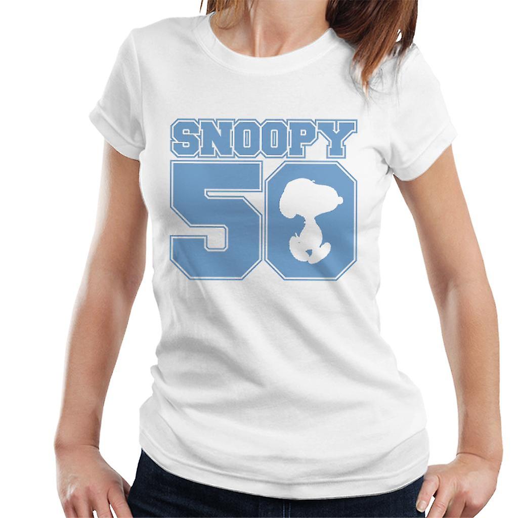 Peanuts Snoopy 50 Text Design Women's T-Shirt