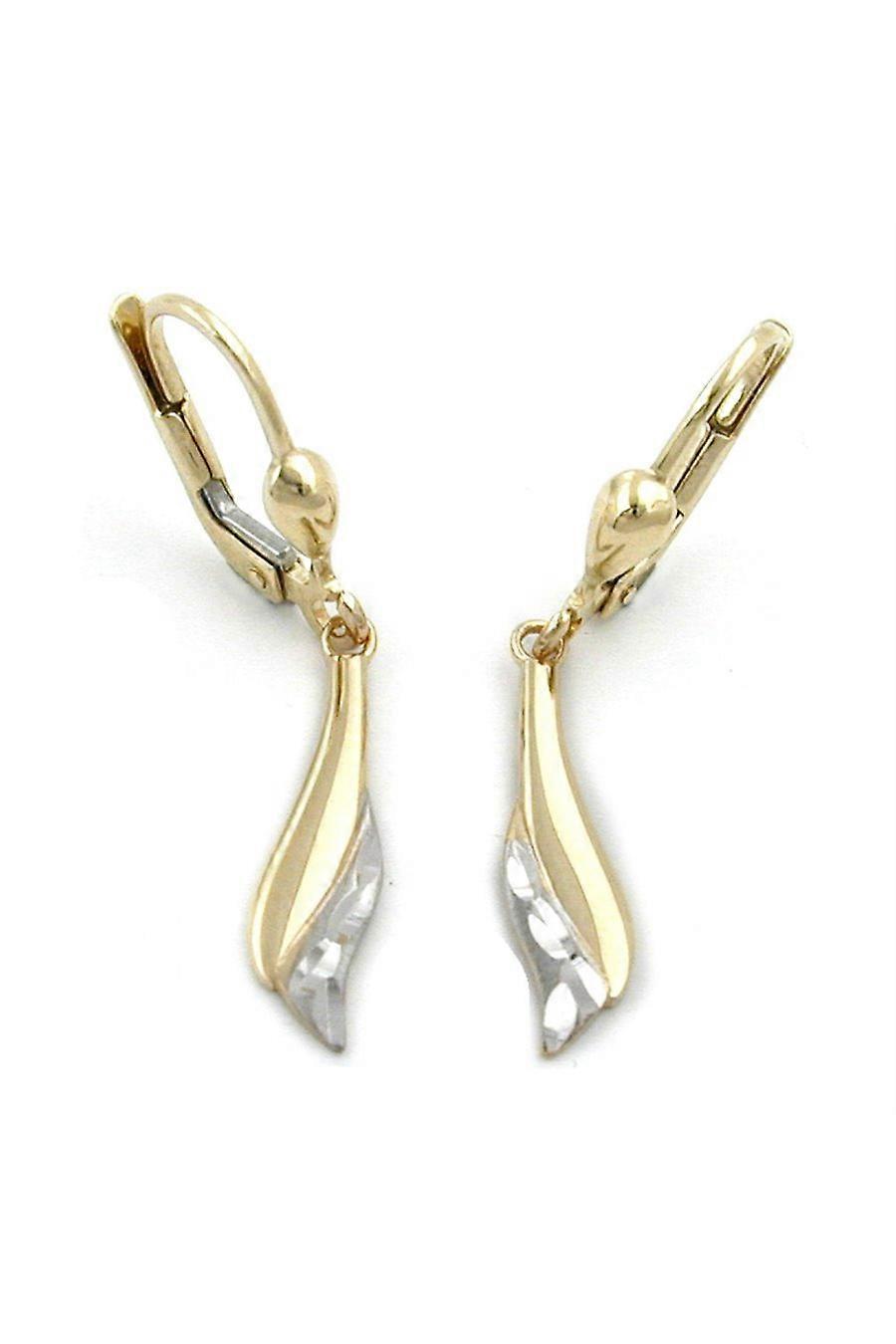 Leverback Earrings 9k Gold - Gl431124