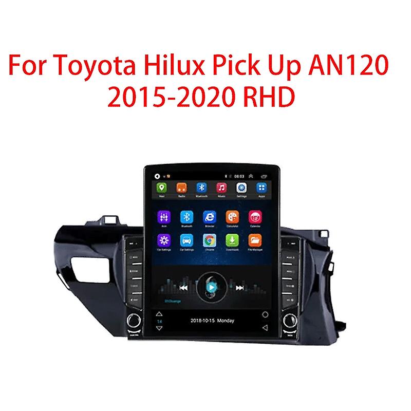 For Toyota Hilux Pick Up AN120 2015-2020 RHD Tesla Type Android Car Radio Multimedia Video Player