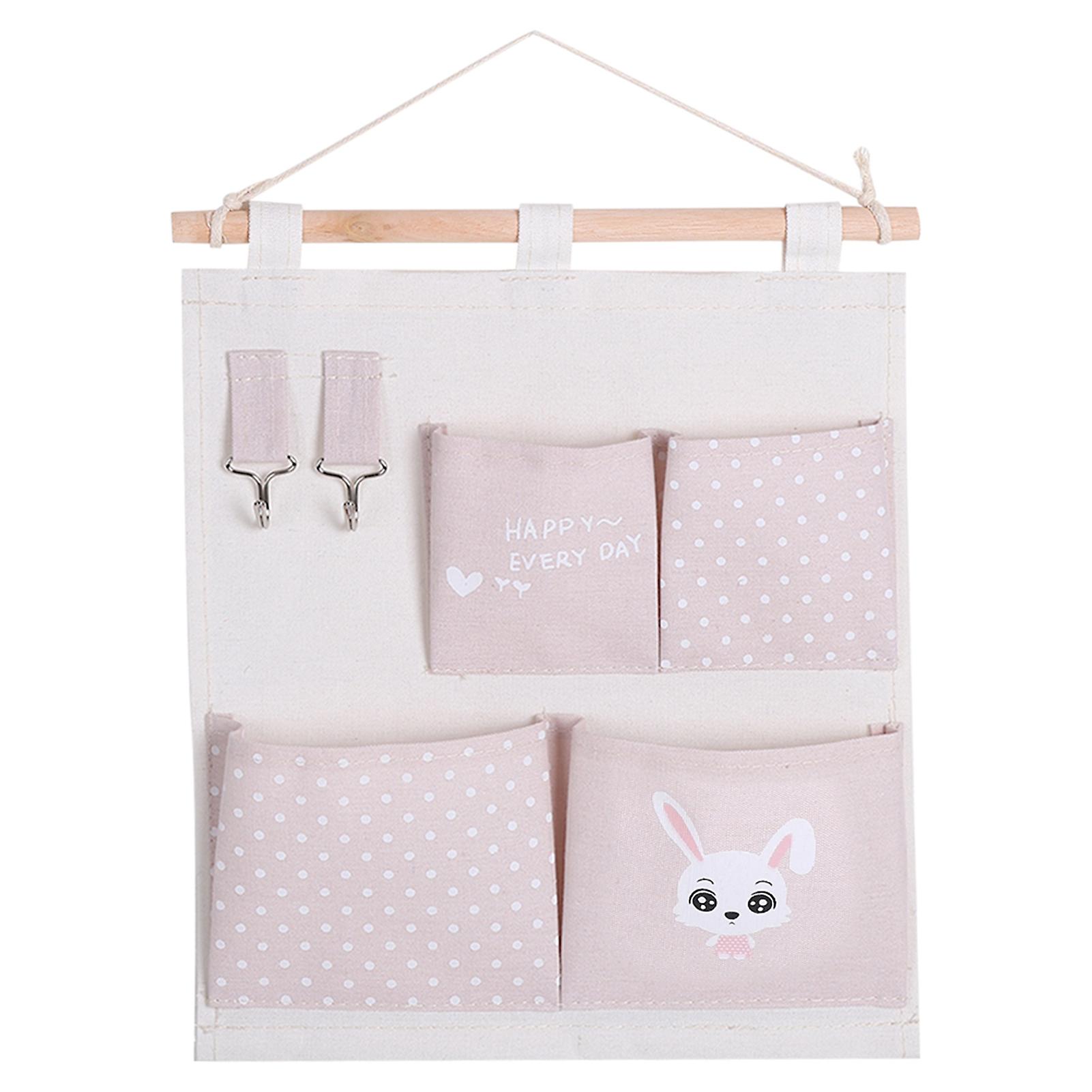 Multi-layer Wall Door Closet Hanging Storage Bag Organizer Holder Rabbit