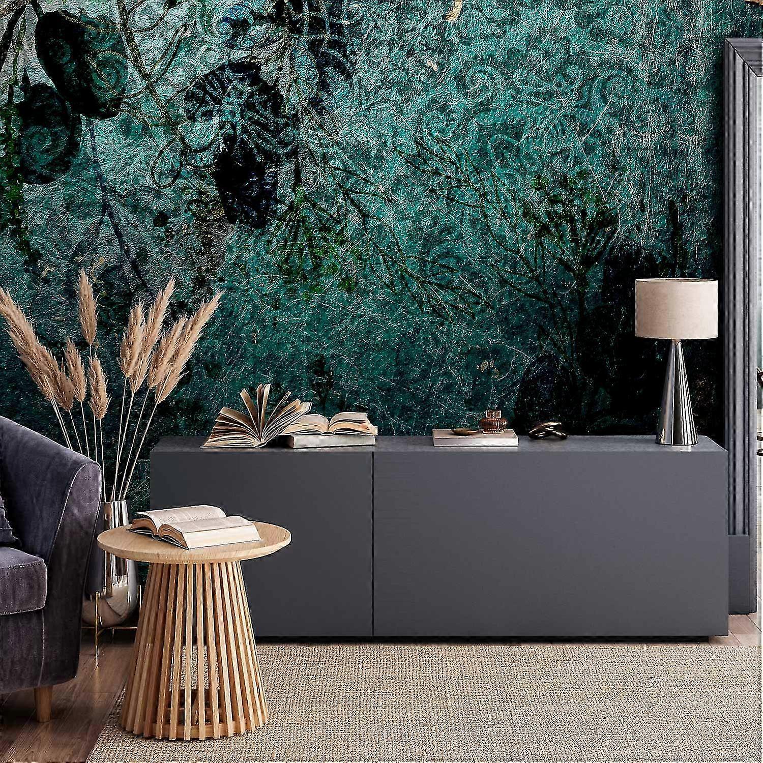 Selvklæbende vægmaleri - Emerald Garden