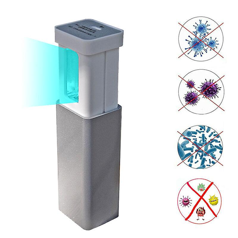Portable Handheld Uv Sterilizer Disinfection Lamp Led Light Usb Charge Folding