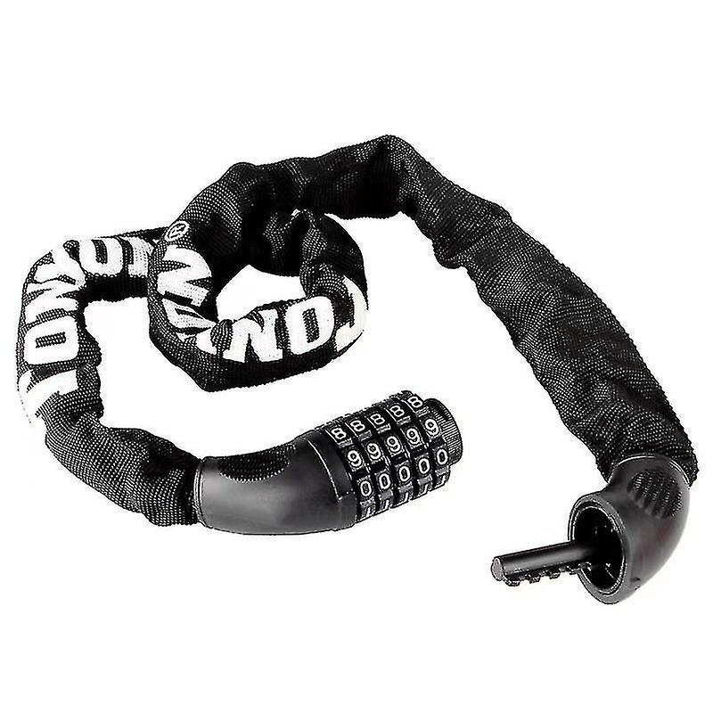 Bicycle Lock Lock Security,with Number Code Chain Lock,anti-theft Bicycle Locks For Fence,e-bike - J