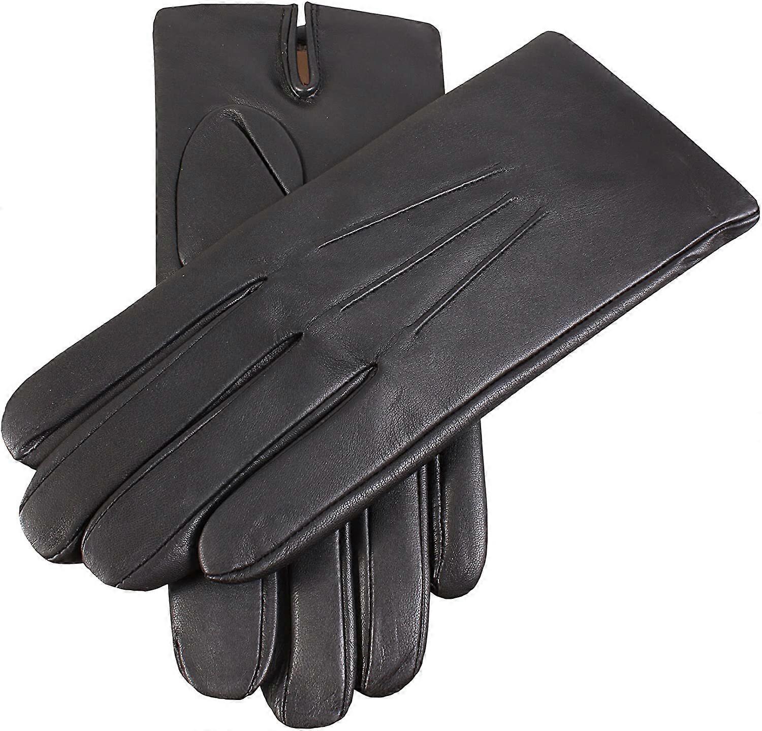 Dents Mens Classic Leather Gloves With 3