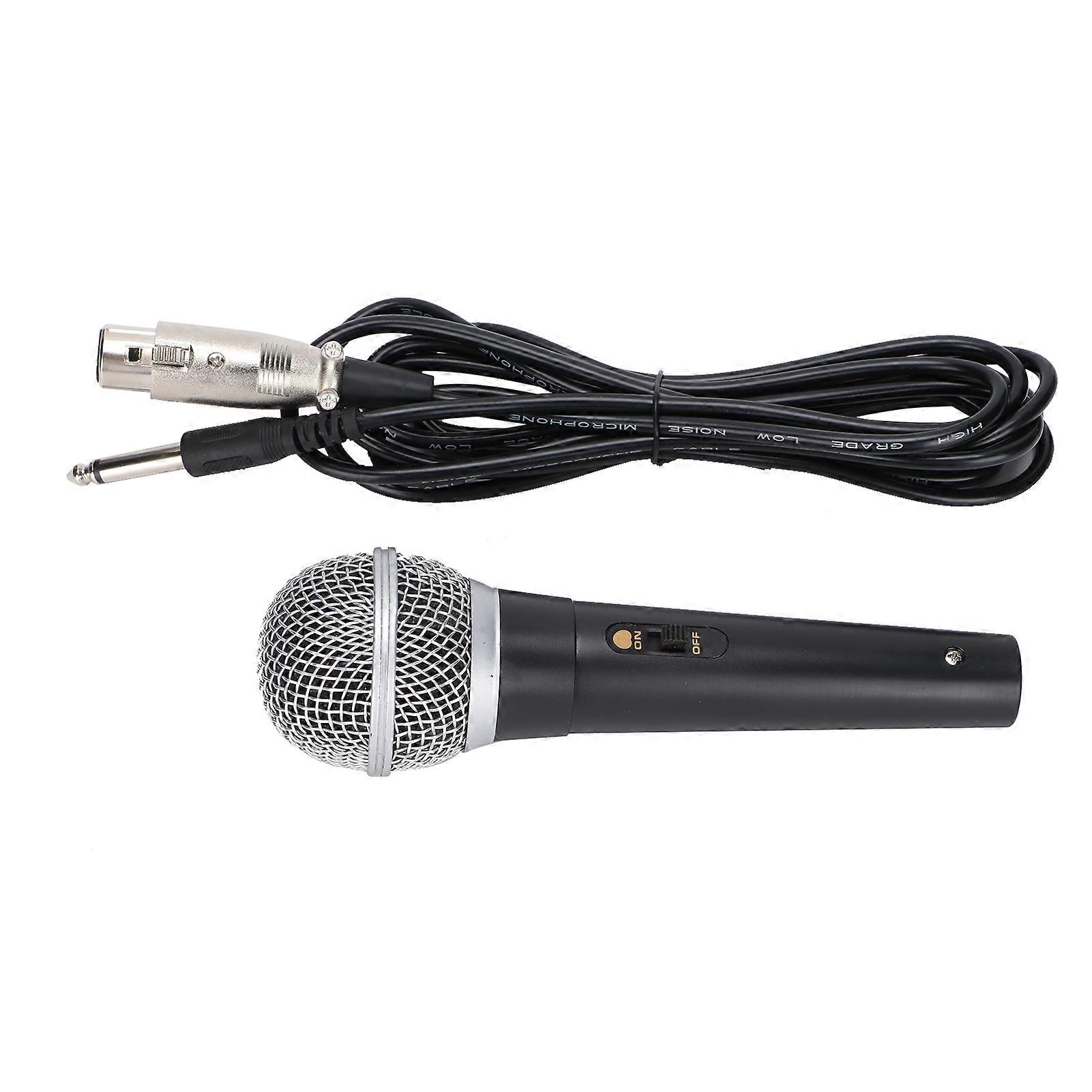 Mikrofon Xlr z Xlr do 1/4 cala Połączenie audio Mikrofon ręczny odpowiedni do śpiewania i nagrywania karaoke na scenie