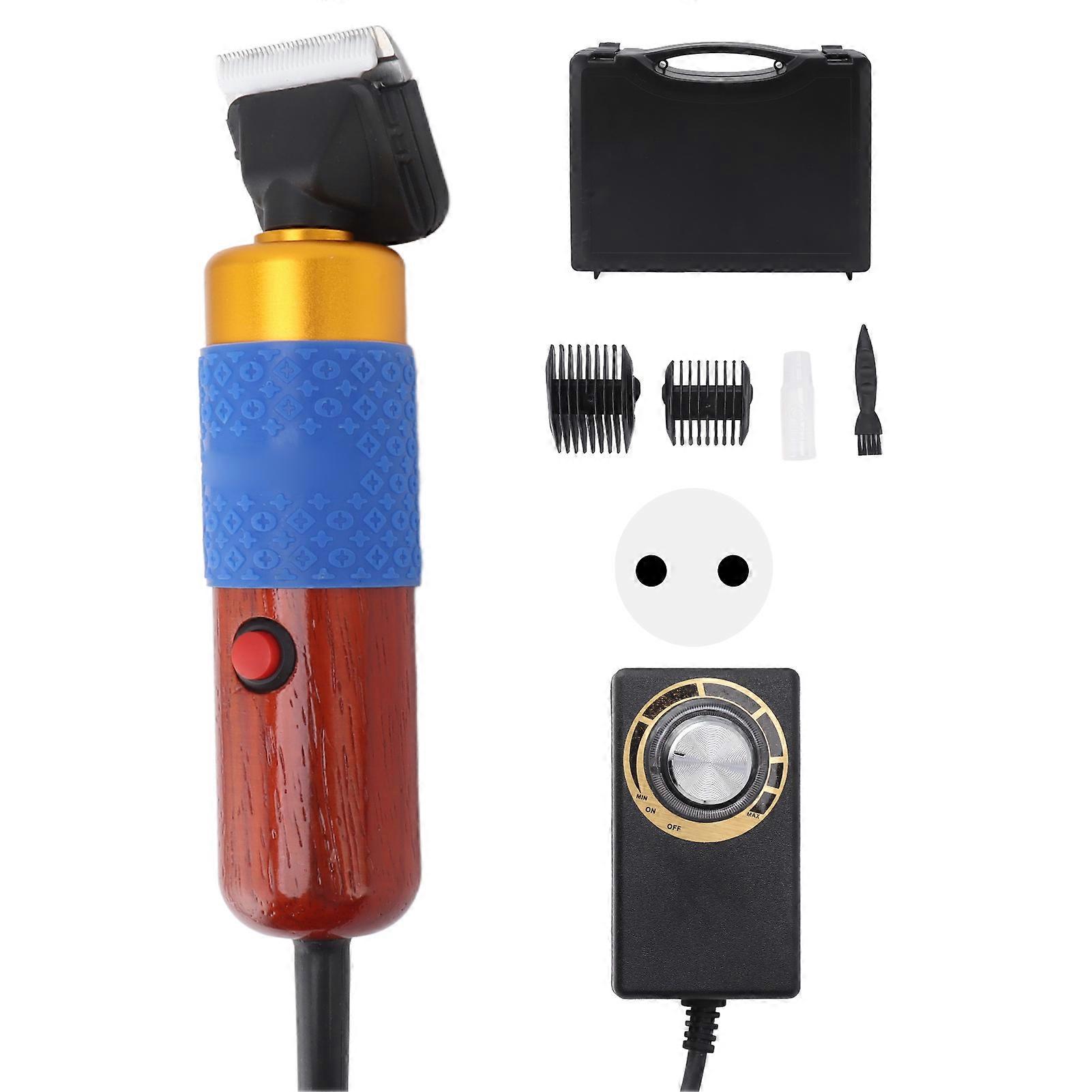 Animal Shearing Machine Chargeable Thick Coat Animals Electric Clippers for Dog Cashmere Goat Long Haired Rabbit Cat EU Plug 100240V NO.9652