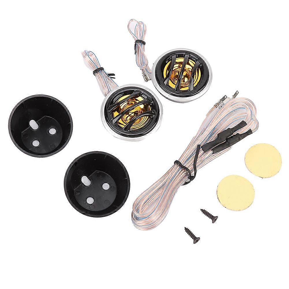 2pcs Car High Pitch Horn Tweeter Auto Music Stereo Audio Loud Speaker E2U032