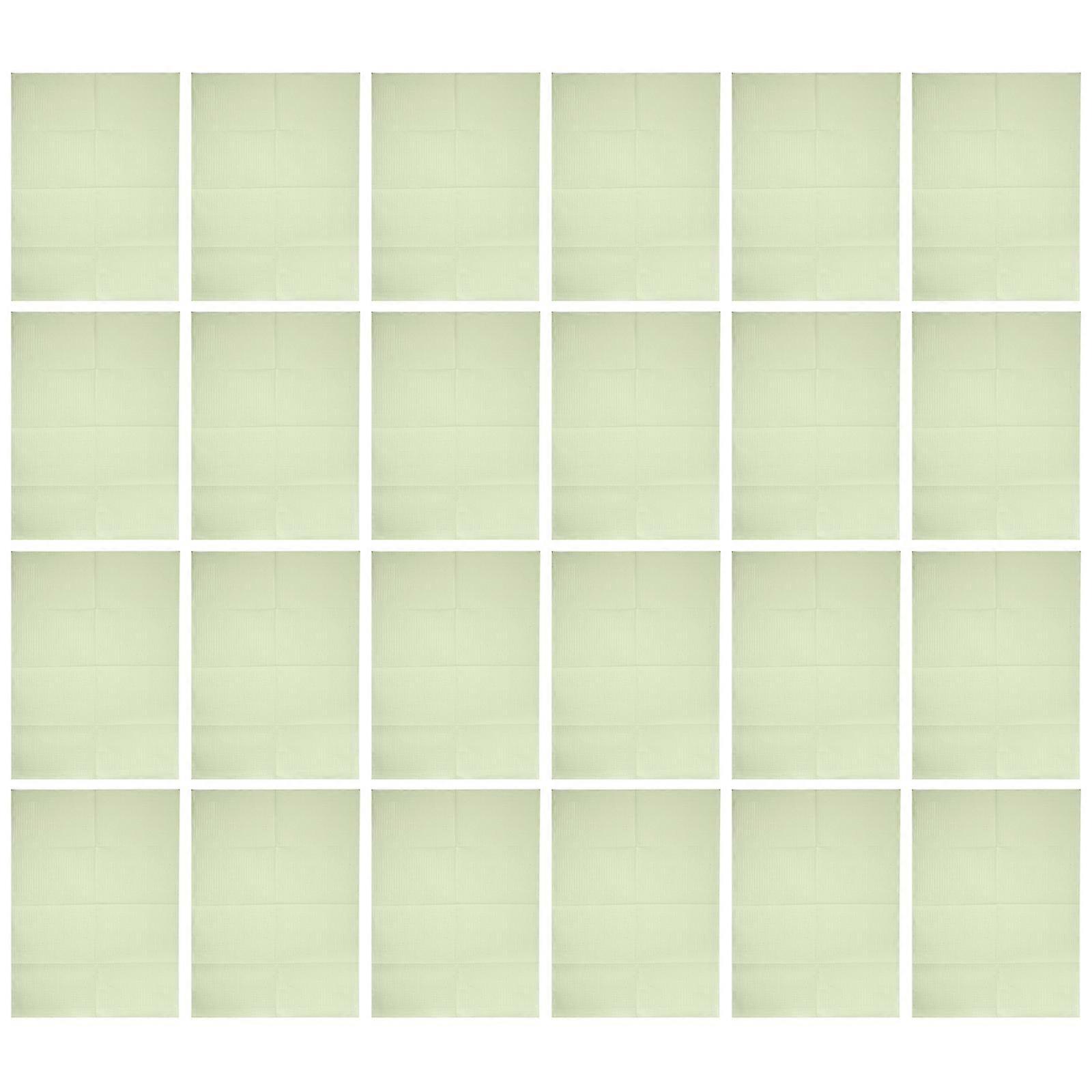 125pcs Disposable Table Mat Waterproof Pad Creative Clean Pad