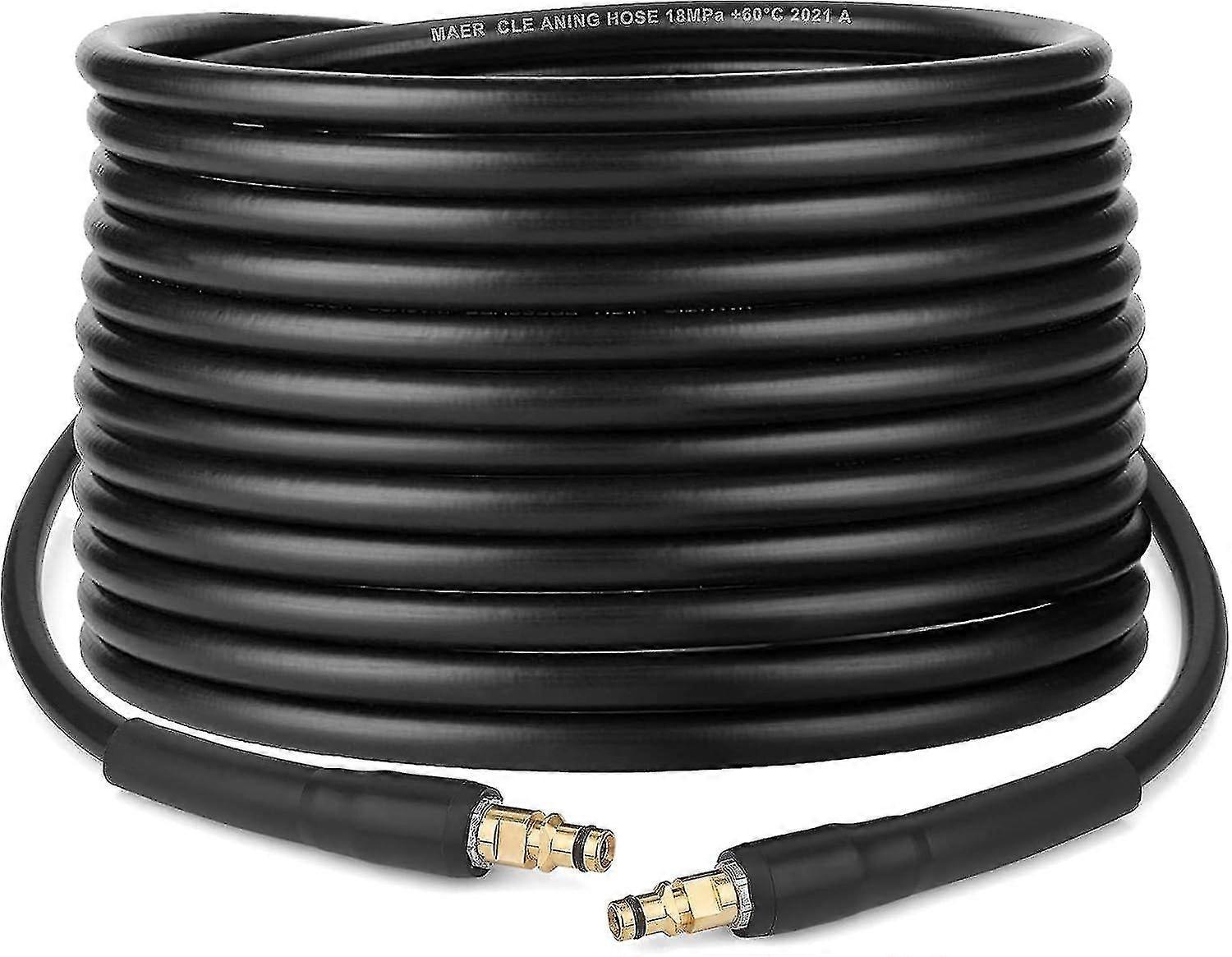 10m Pressure Washer Replacement Hose for Karcher K Series Pressure Washer K2 K3 K4 K5 K6 K7 Click Plug Quick Connector(10)
