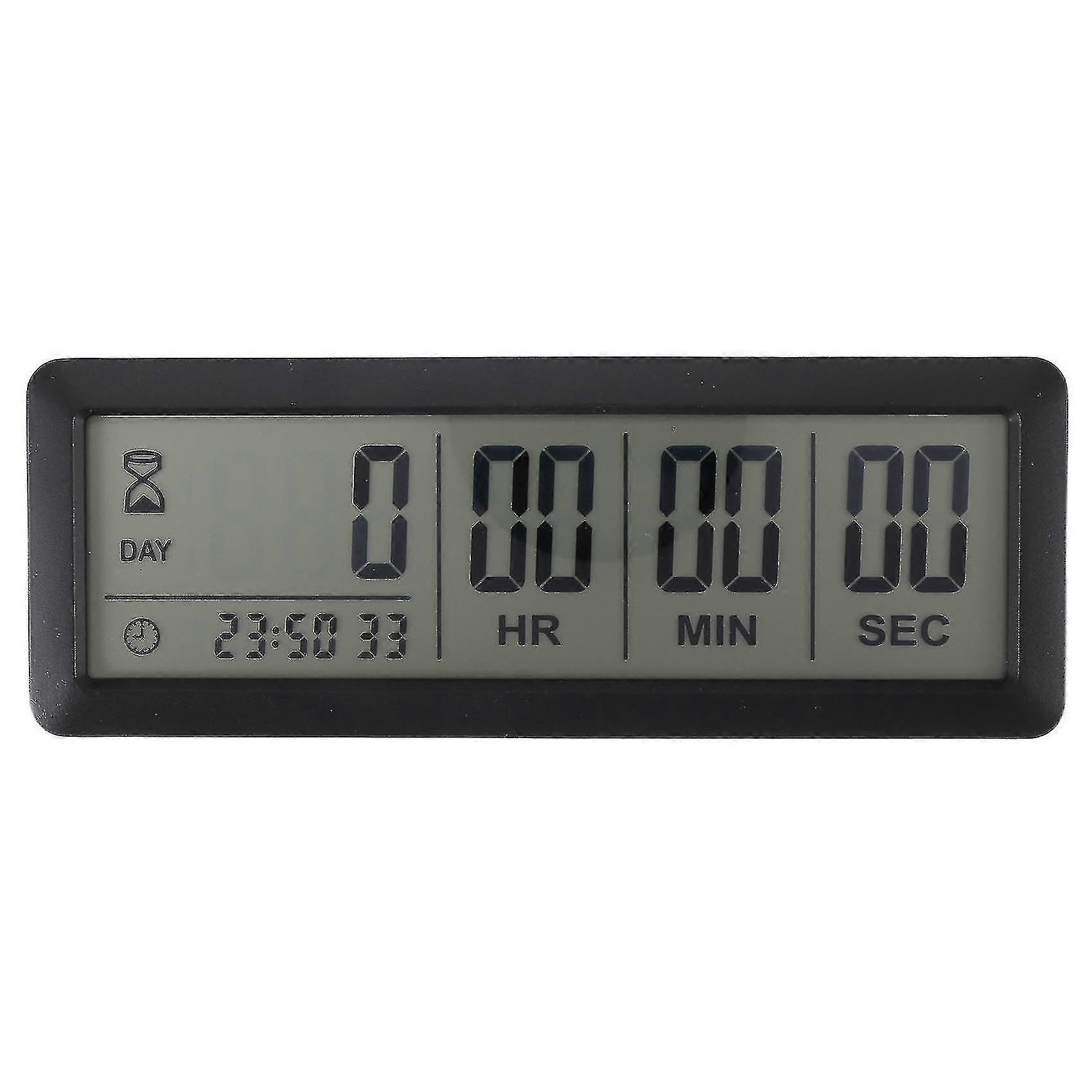 Big Digital Countdown Days Timer Clock - 999 giorni Count Down Clock Timer per Graduation Lab Kitchen (nero)