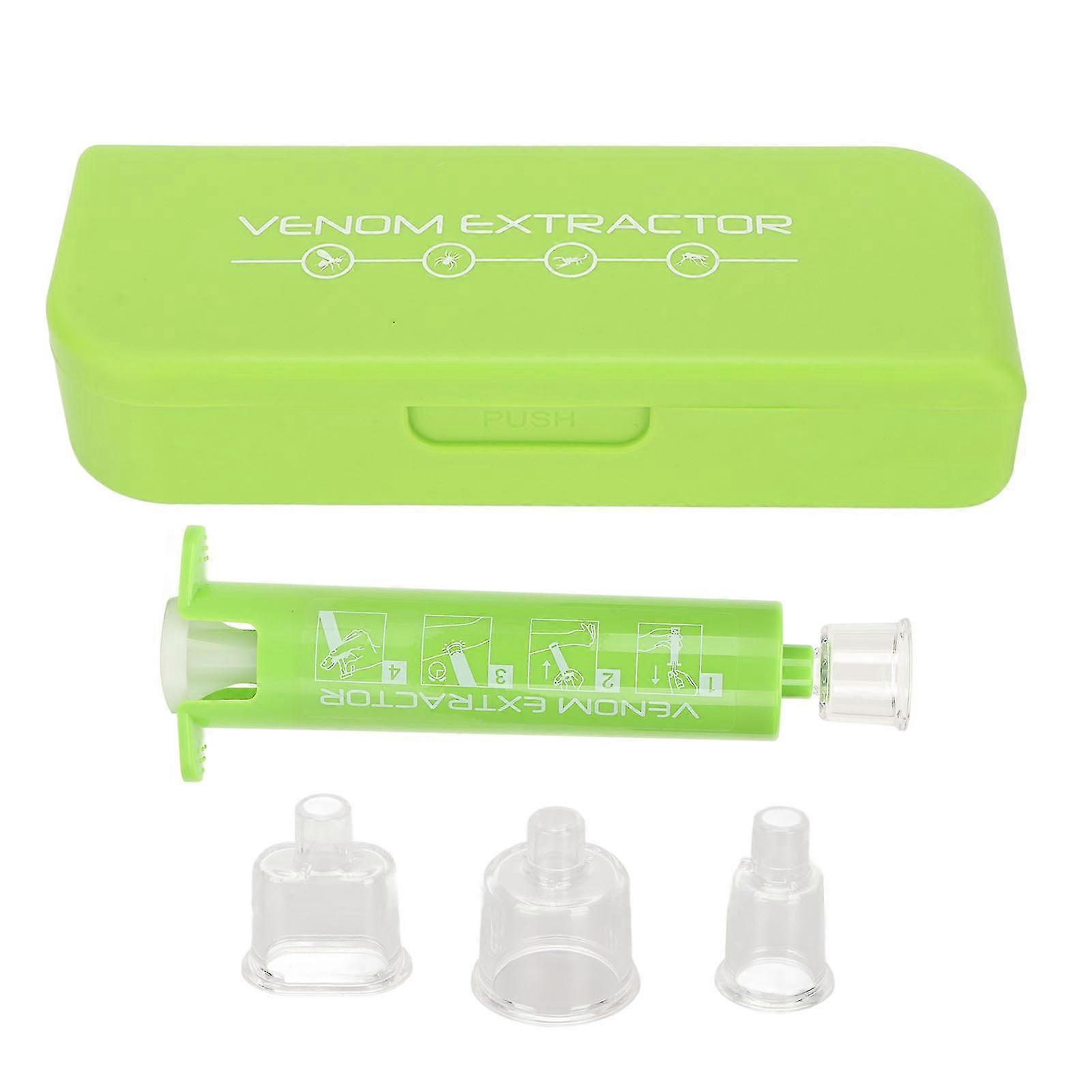Outdoor Backpacking Negative Pressure Bite Extractor Tool - Promotes Healing Vacuum Suction Bite Sucker