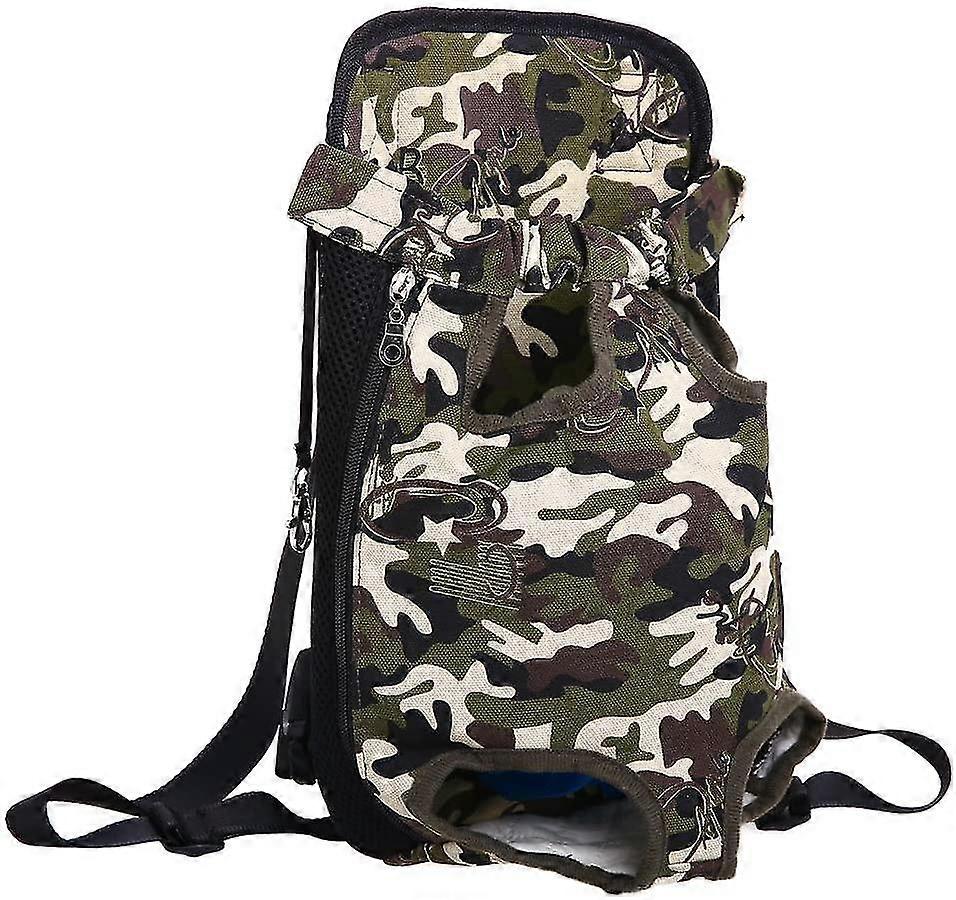 Legs-Out Front Pet Dog Carrier, Hands-Free Adjustable Backpack Bag