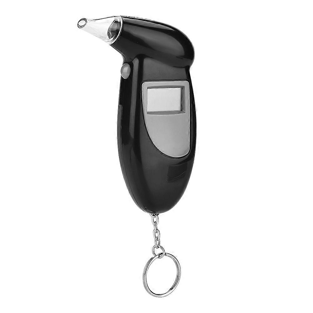 LCD Screen Professional Alcohol Breath Tester Analyzer Lie Detector Breathalyser No Backlight