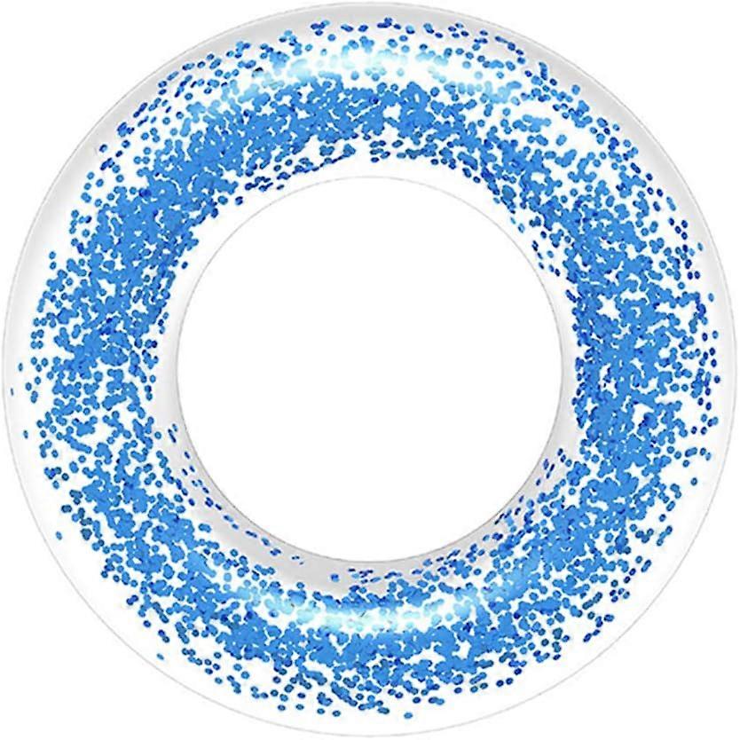 Inflatable Pool Float , Clear Float Tubes, Glitter Swimming Ring, Pool Toys for Summer Swim PoolBeach Toy, Water Fun Party Toy