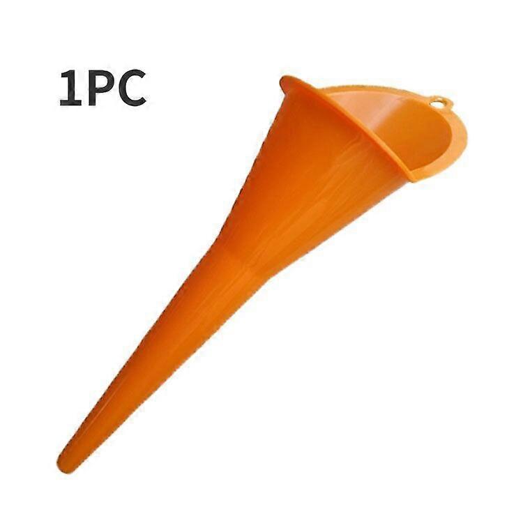 מכונית משפך שמן ארוך משפך שמן בנזין מילוי דלק כלי נגד התזה מנוע פלסטיק משפך אופנוע תדלוק אביזרי רכב - ציוד מילוי שמן