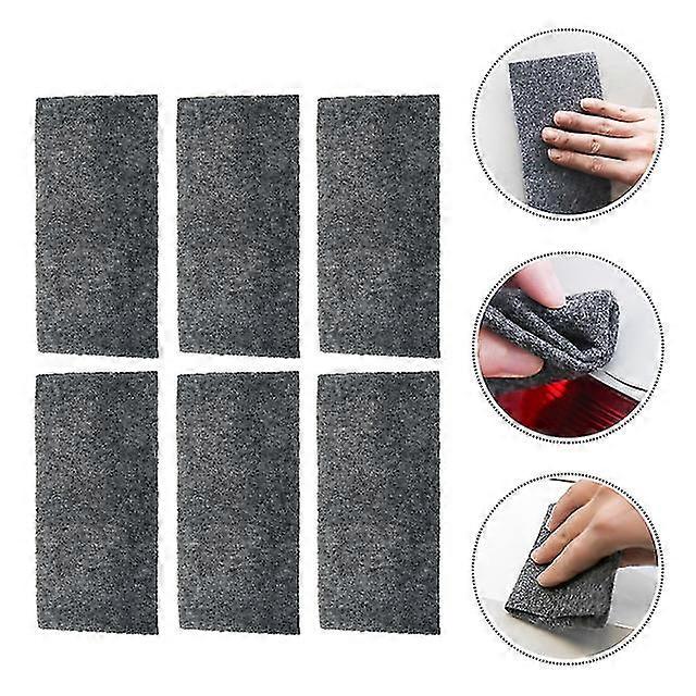1 Set 6 pcs multipurpose scratch repair cloths scratch remover cloths (grey)