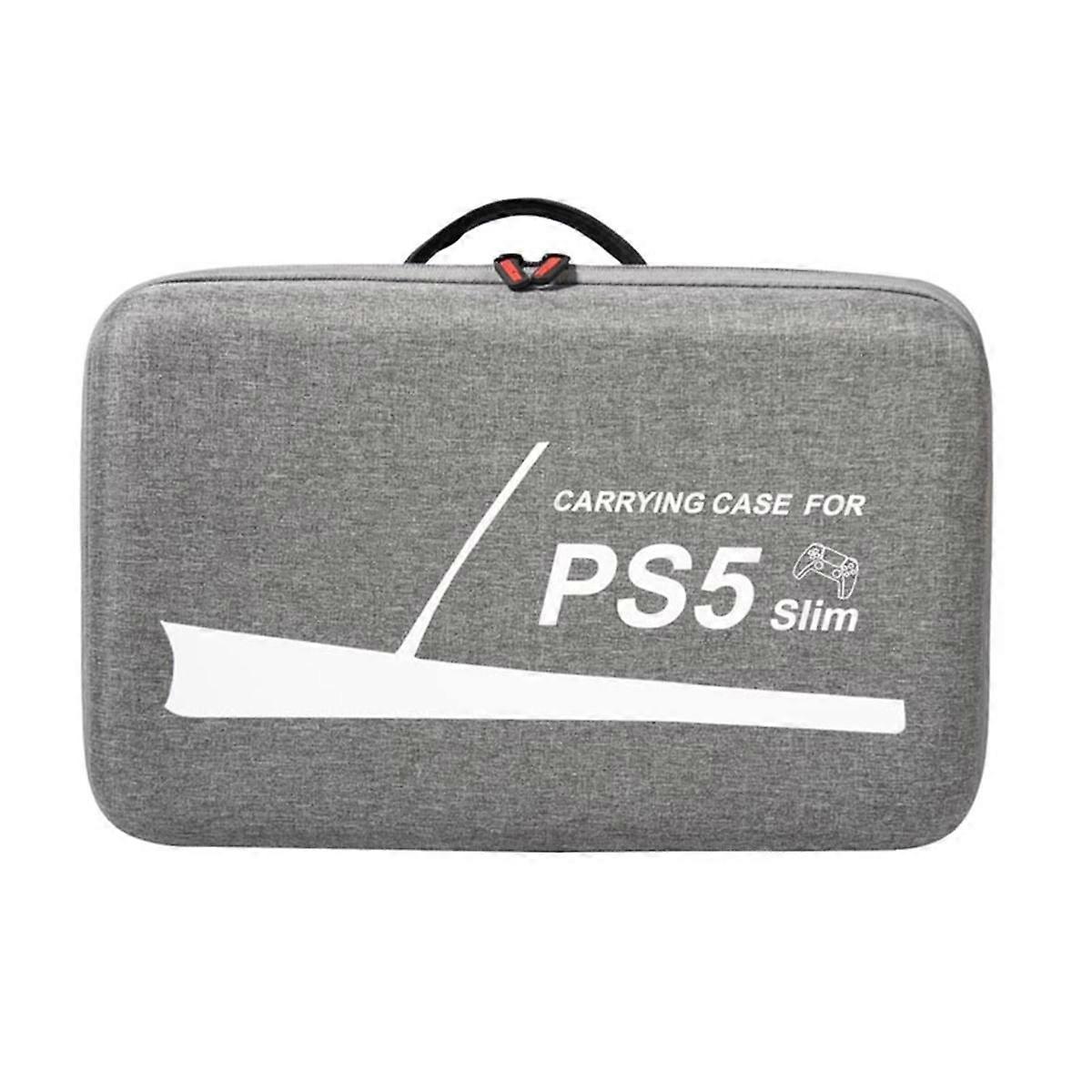 Carrying Case for Slim, Portable Travel Hard Shell Storage Bag Holds Console, Controller, Game Accessories