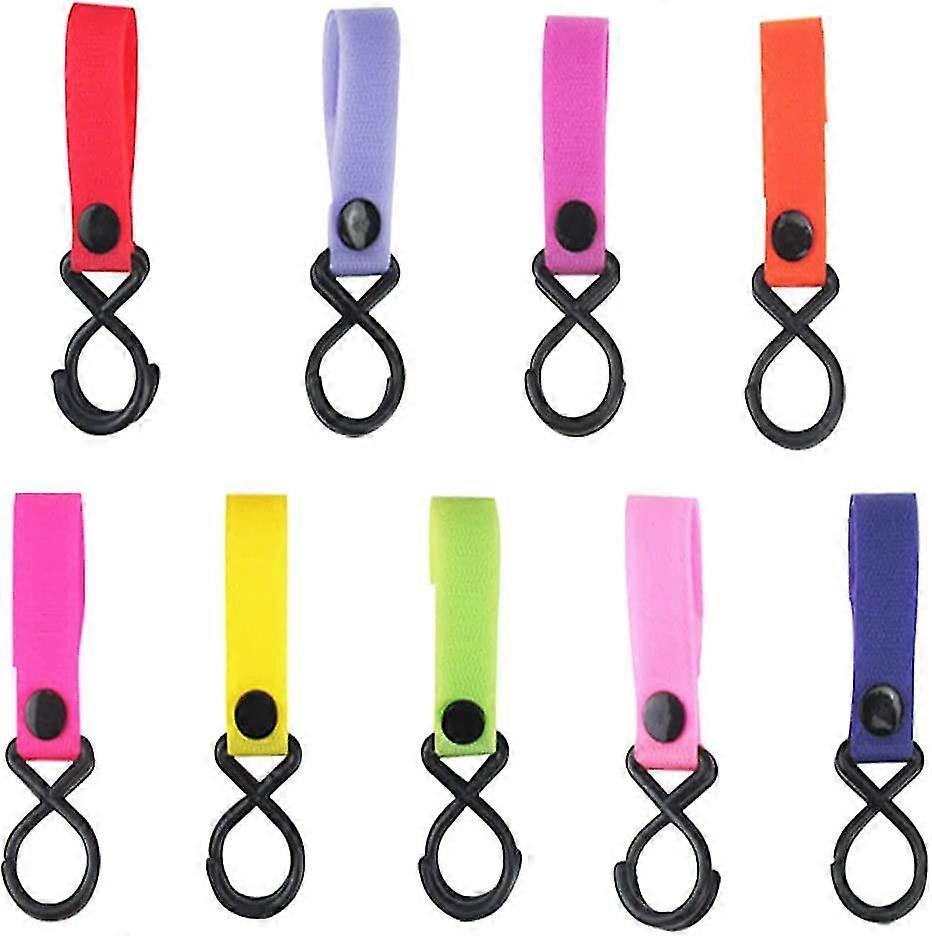 9 Pieces Stroller Nylon Hook, Stroller Hooks, Hooks Baby Pushchair, Pushchair