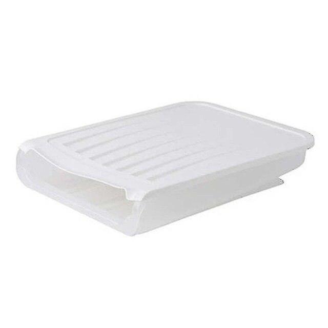 Kitchen Auto Scrolling Egg Storage Refrigerate Plastic Organizer Container|bottles,jars & Boxes