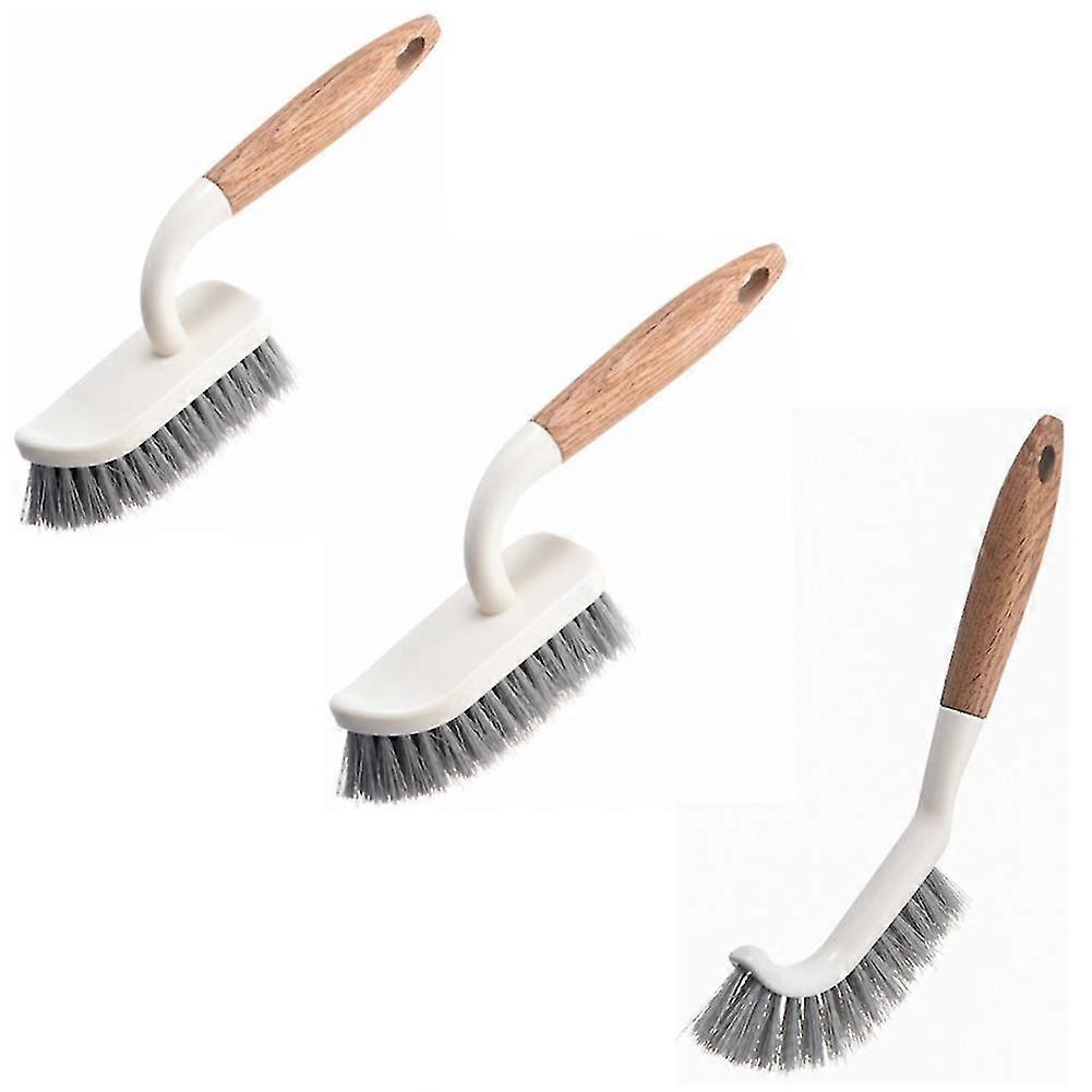 3pcs Frosting Brush Set, Deep Cleaning Brush, Grouting Brush Set
