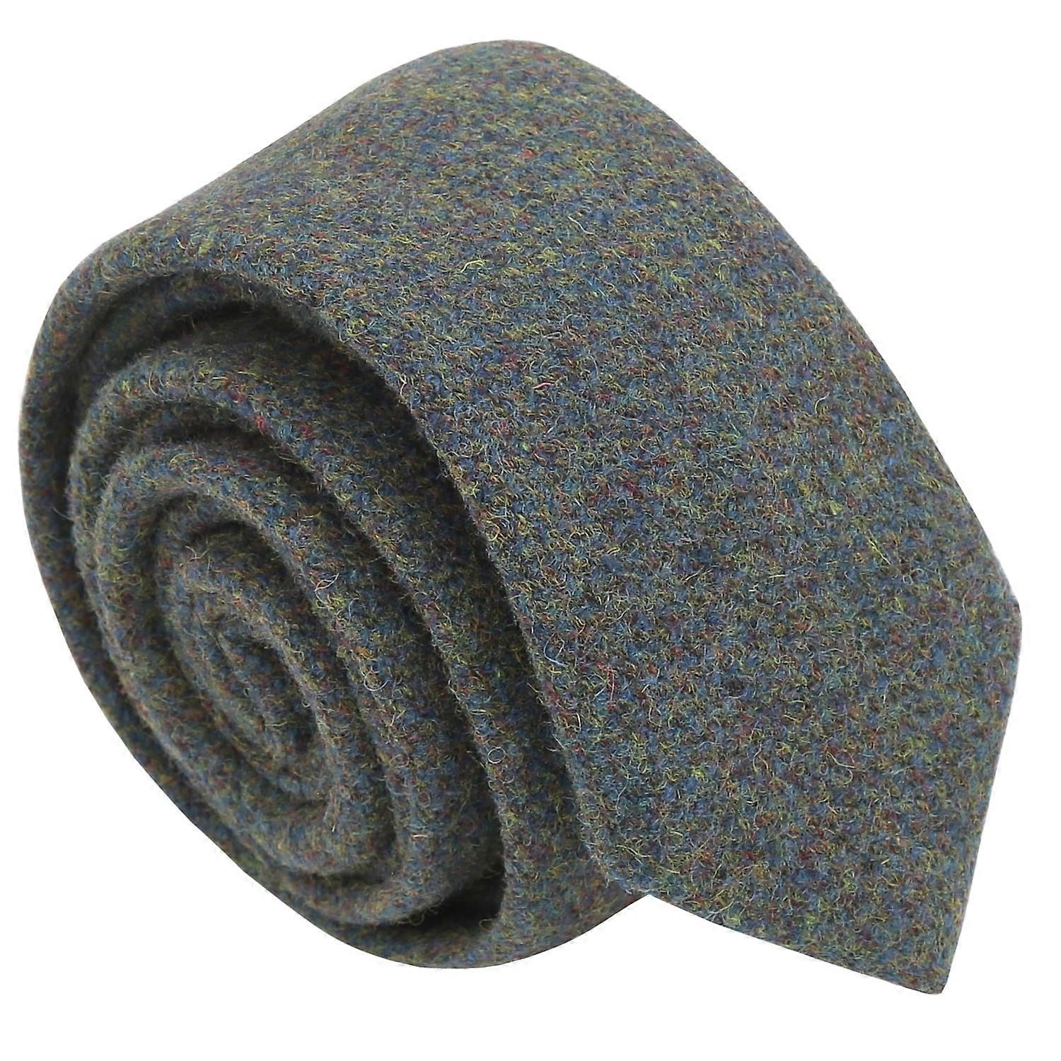 Blue Tweed Donegal Slim Tie