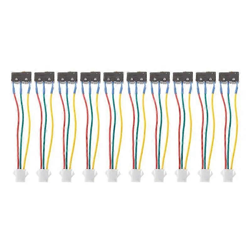 10pcs Gas Water Heater Micro Switch Three Wires Small On-off Control Without Splinter