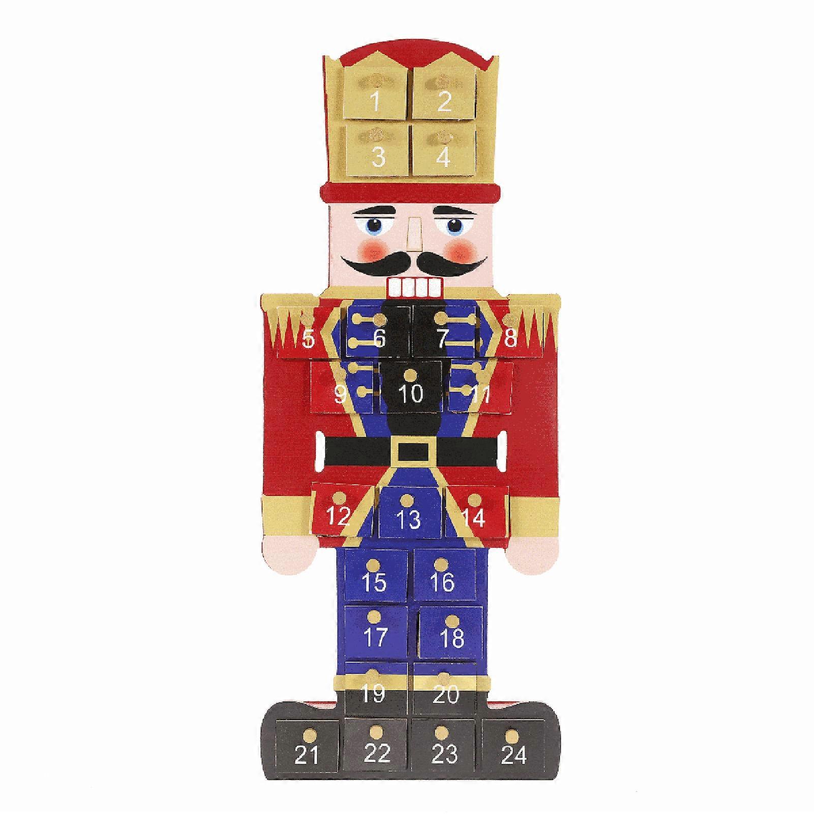 Nutcracker Shape Calender Decoration Stylish Large Sizs Calendar Ornament for Welcome Festival