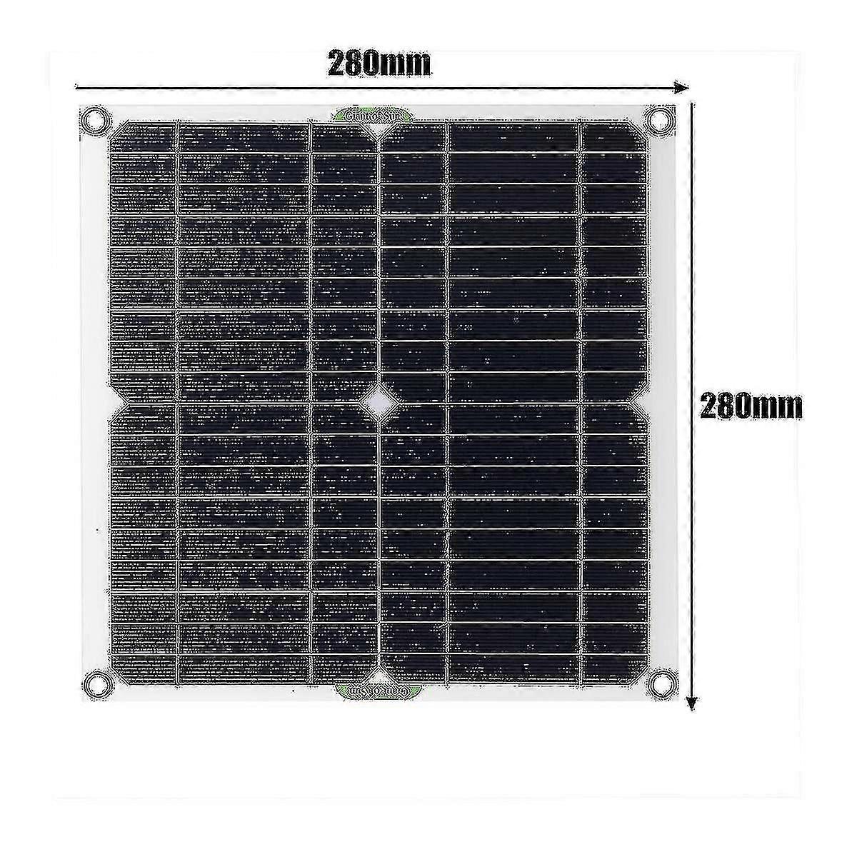 200w Solar Panel Kit 20a 12v Battery Charger Controller Caravan Boat Outdoor Station Wagon-j