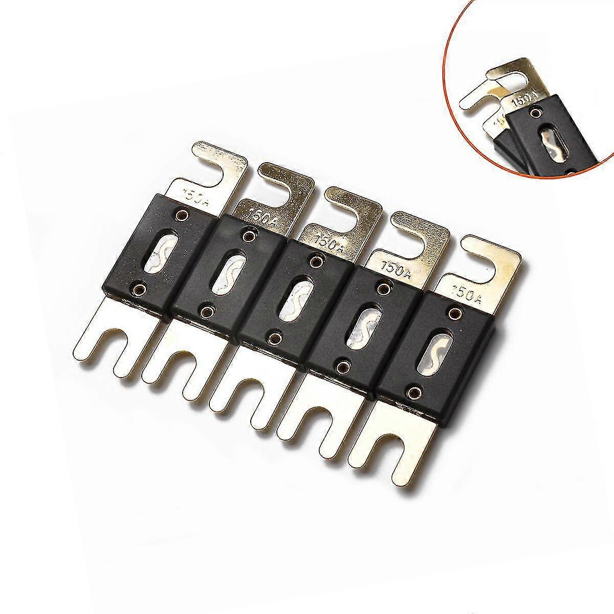150a Gold Plated Large Fork Bolt Type Car Anl Fuse Fuse Fuse One Piece Shipping_ssxjv_ssxjv