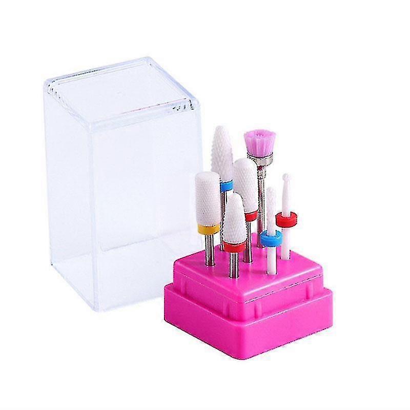 1 Set Nail Drill Bits Set Tungsten Carbide Ceramic Manicure Machine Accesorios