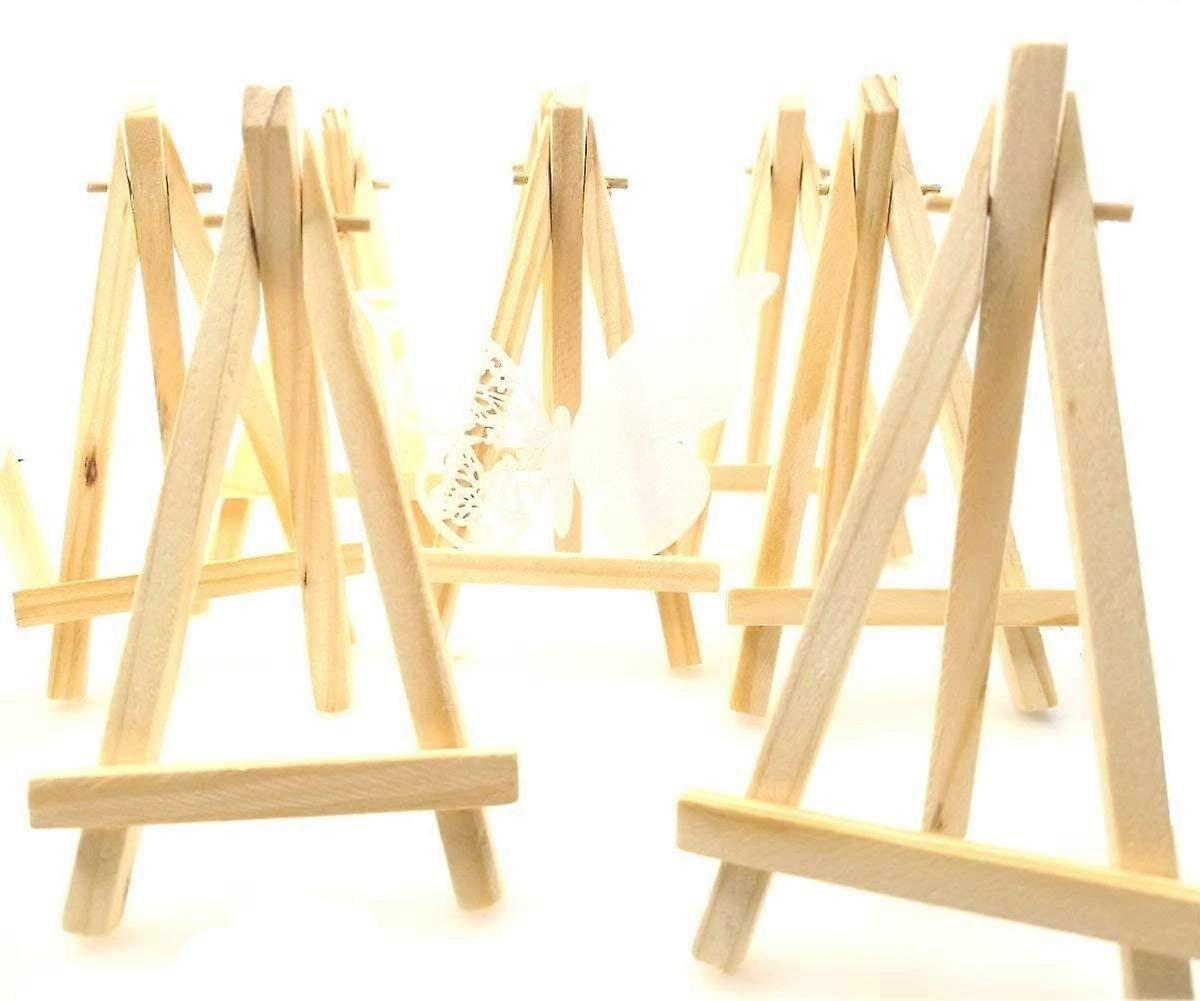10 x Mini Little Small Wood Chalkboard Display Easel Party Sign Photo memo Holder Place Card Name Card
