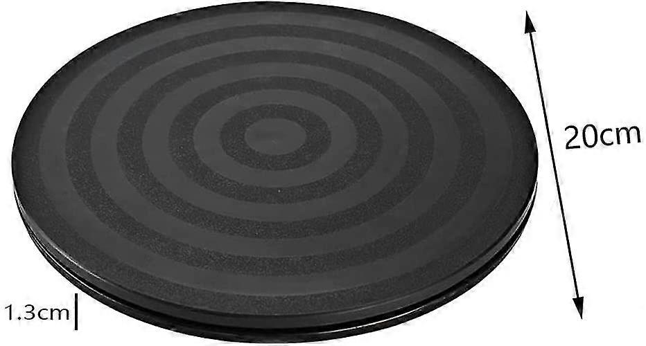 1 Piece Solid Turntable 360 Turntable With Bearing Turntable Base Tv Turntable Universal Round Turntable Heavy Duty Swivel Bracket Turntable Black
