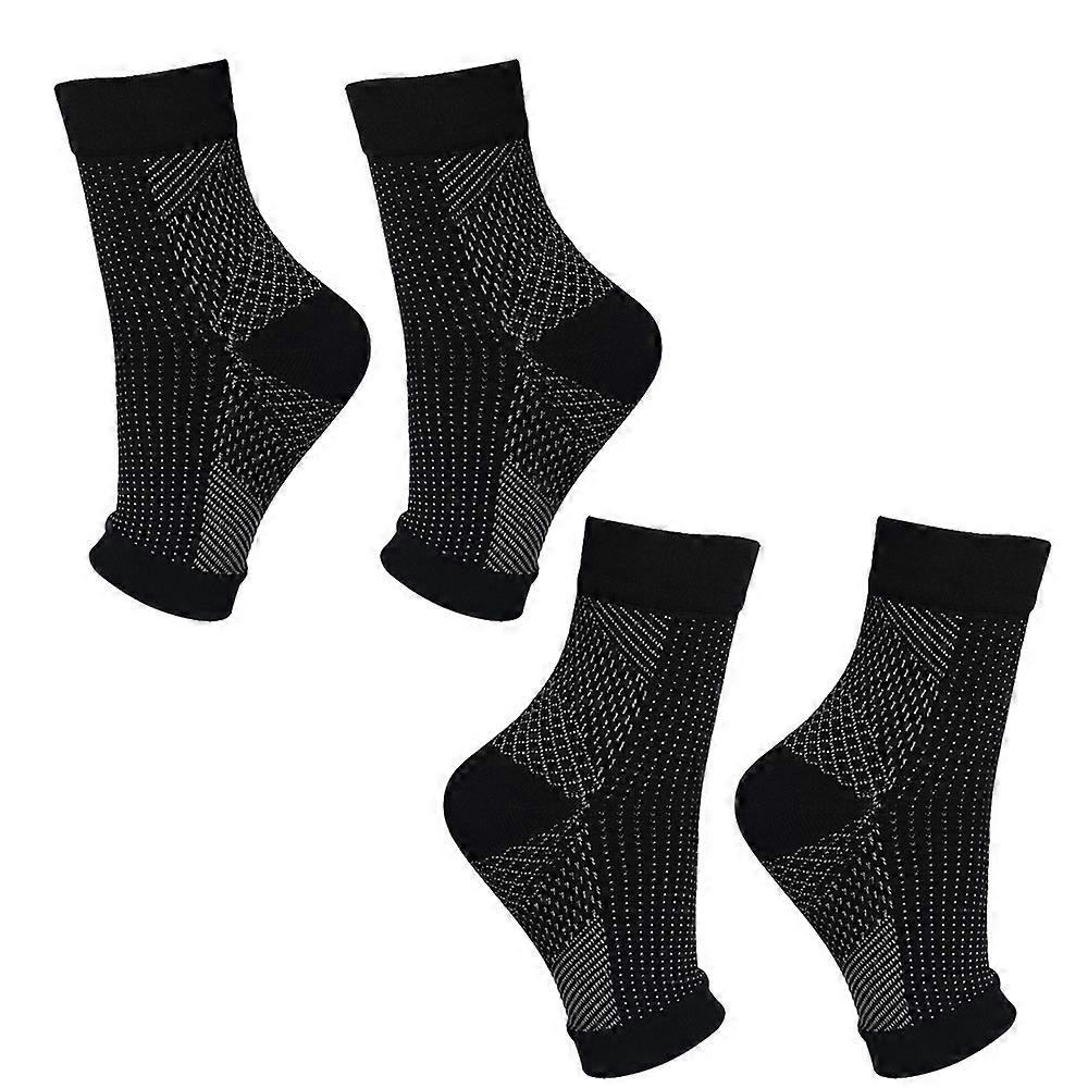 Compression Socks for Ankle/Heel Support, Relieve Arch Pain, Reduce Foot Swelling