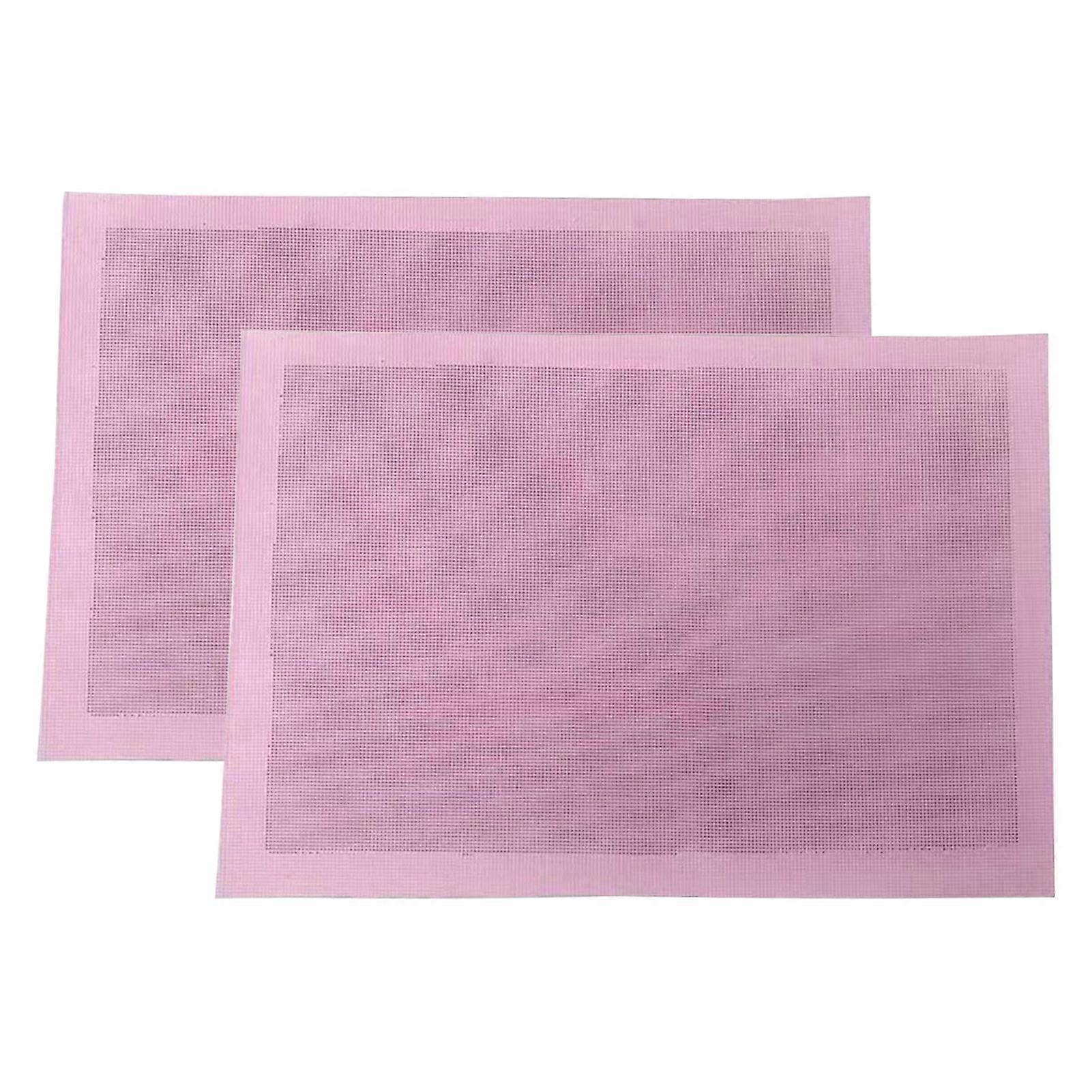 2Pcs Baking Mat Non-Stick Silicone Pastry Mat Reusable Easy Clean Oven Liners for Bread Pastry Cookies KAESI