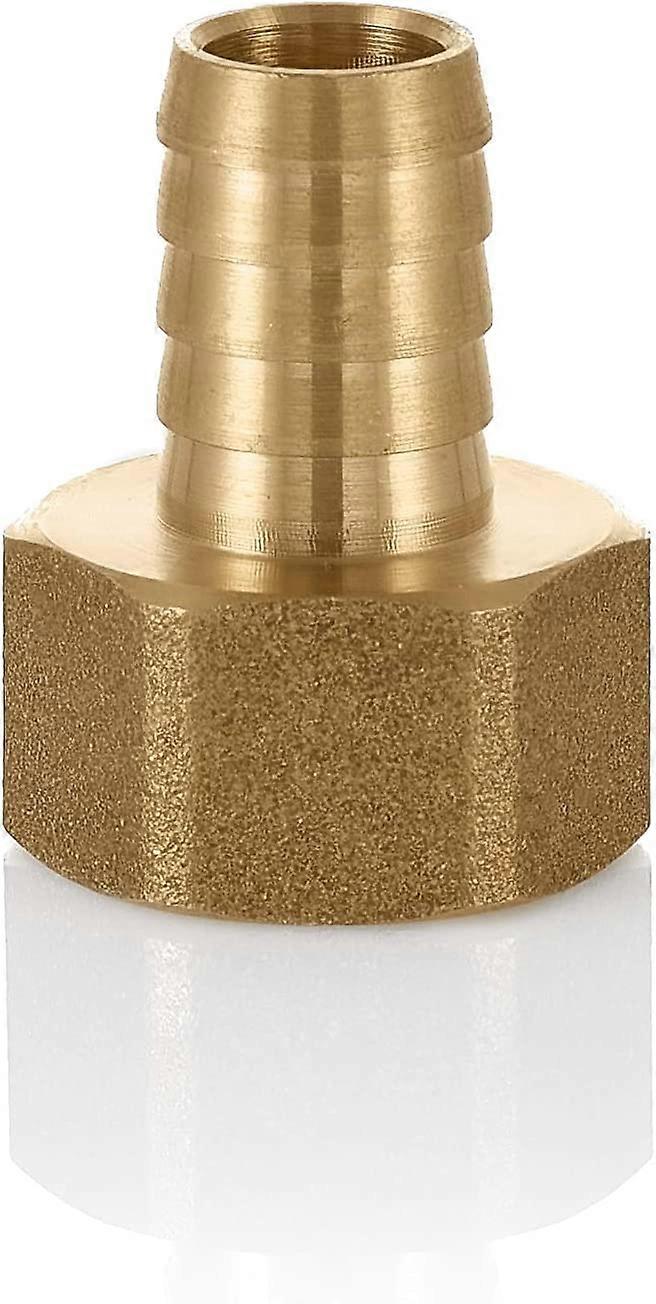 Solid Brass Hose Tail Connector Barbed to BSP Female Thread
