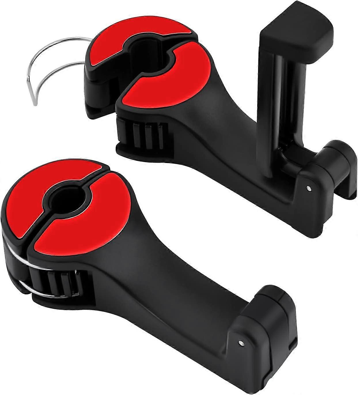 2 Pack Car Hooks Headrest Bracket Car Hook 2 in 1