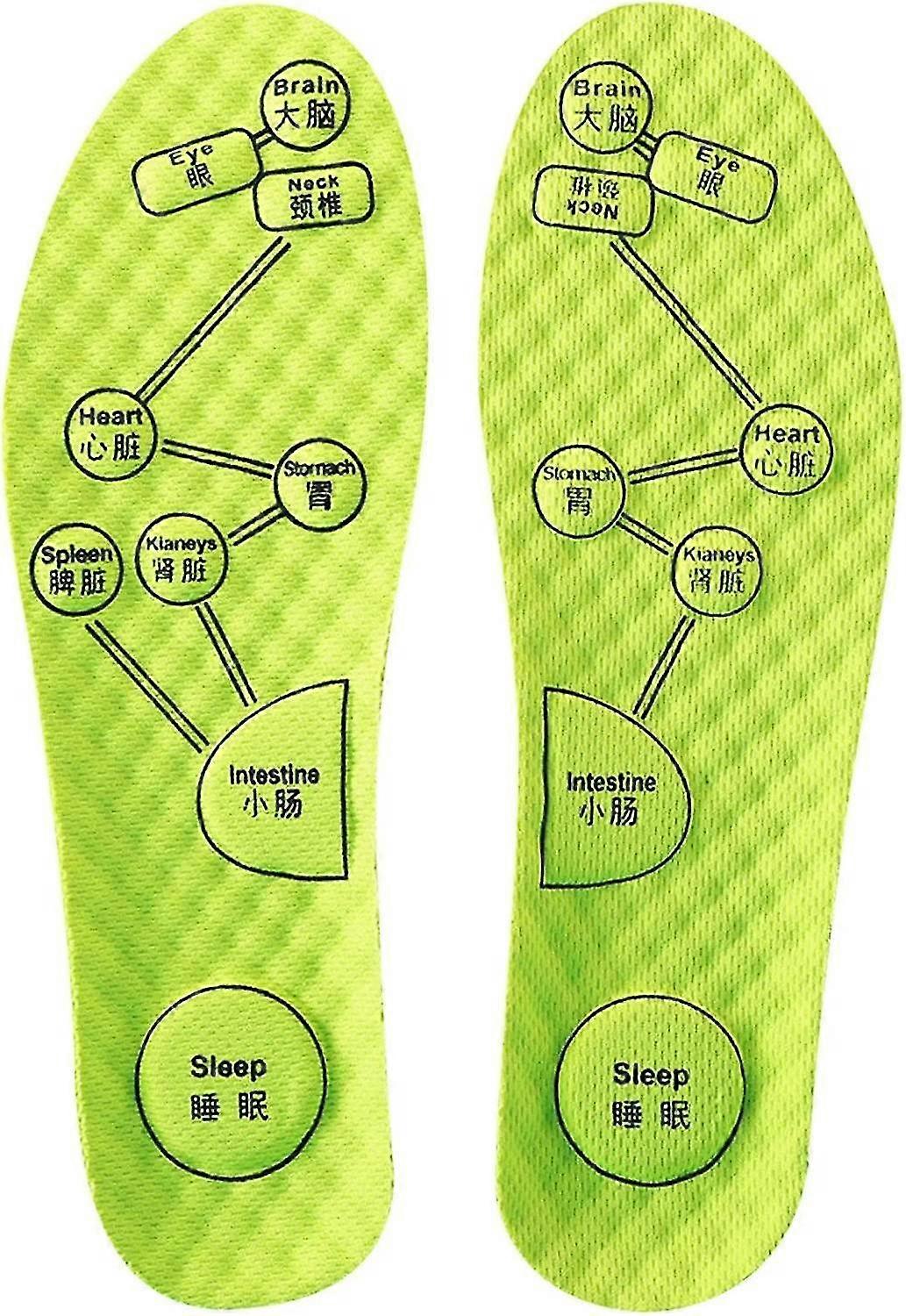 Soft Foot Acupressures Insole - Hommes Femmes Coussin de sport doux respirant, coussin de sport respirant doux Inserts Déodorant absorbant la sueur Coussinets de chaussures Sh