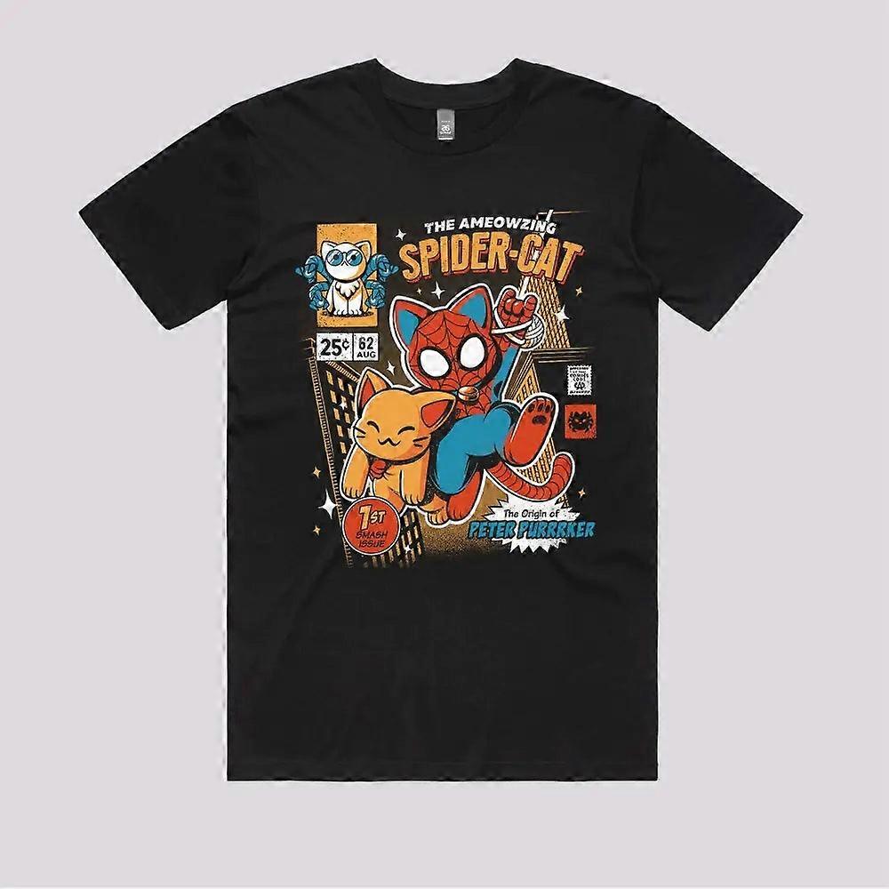 Maglietta Uomo Marvel Spider-Man: Miles Morales - Whatever Spider Cat